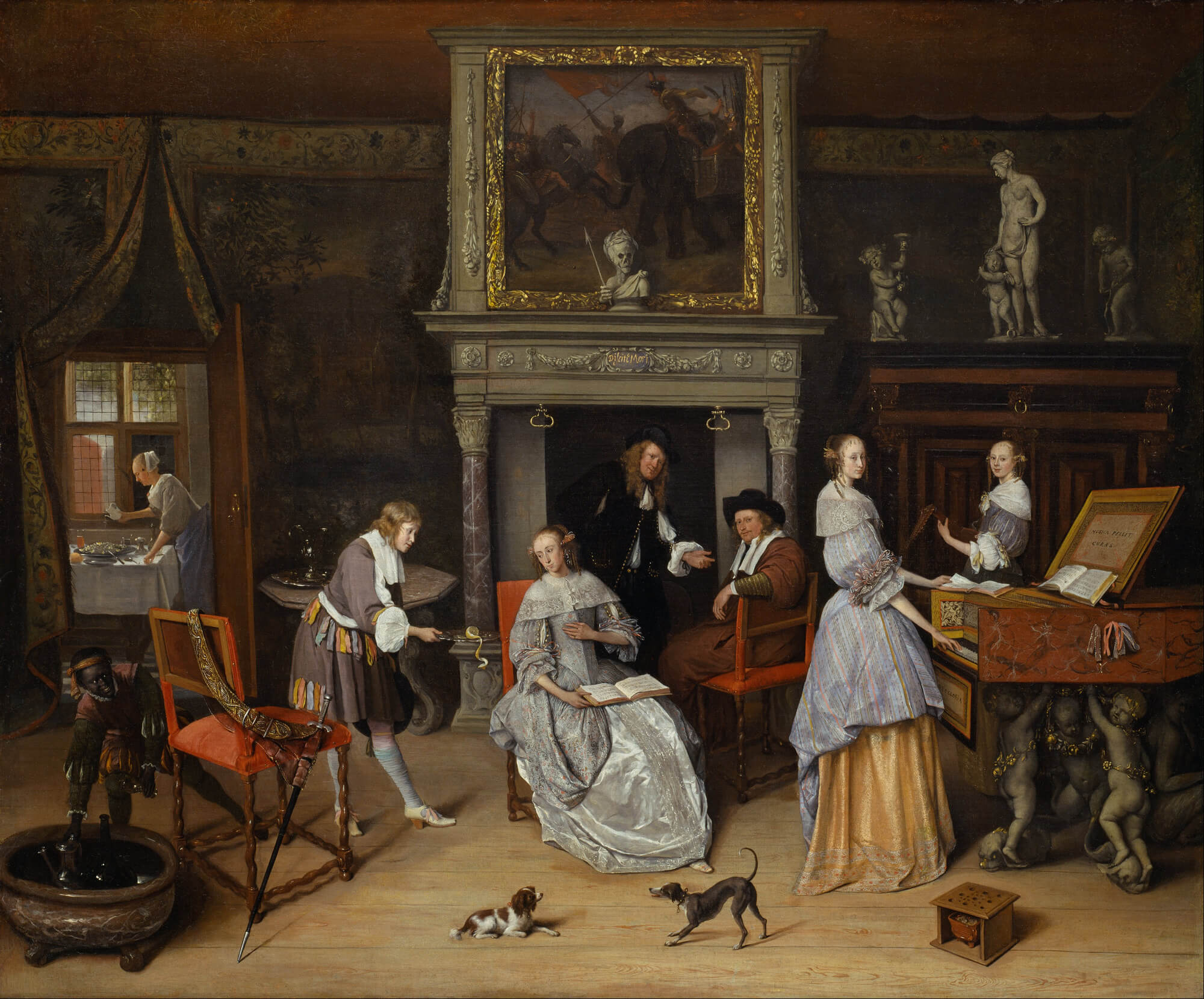 Jan Steen   Fantasy Interior with Jan Steen and the Family of Gerrit Schouten   Google Art Project px